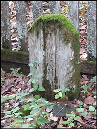 Grave Little David Greenlaw, Jack London ranch; Authors Road