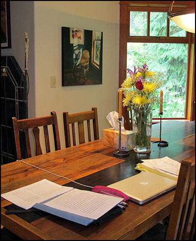 Karen Cushman's writing space, Authors Road